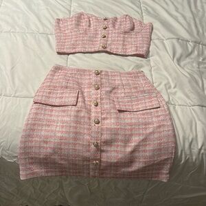 Three piece skirt set